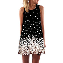 Load image into Gallery viewer, Ehuanhood Sleeveless Boho Beach Dress Women Floral Feather Print 2019 Summer Dress New Mini  Casual Dresses for Ladies Vestidos