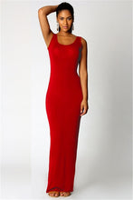 Load image into Gallery viewer, High Stretch Tank Robe Spring Summer Thin Long Dress Vestidos 2018 Elegant Women Sexy Dress O-neck Sleeveless Slim Maxi Dress